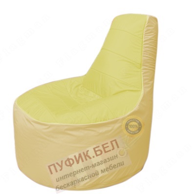 Кресло мешок Трон Т1.1-0620(желтый-бежевый)