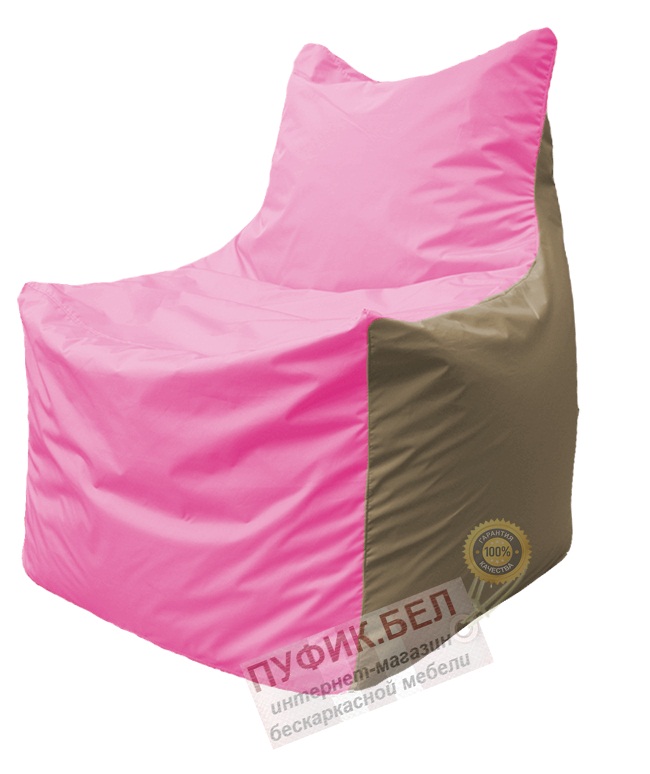 Кресло мешок Фокс Ф 21-193 (розово-бежевый)