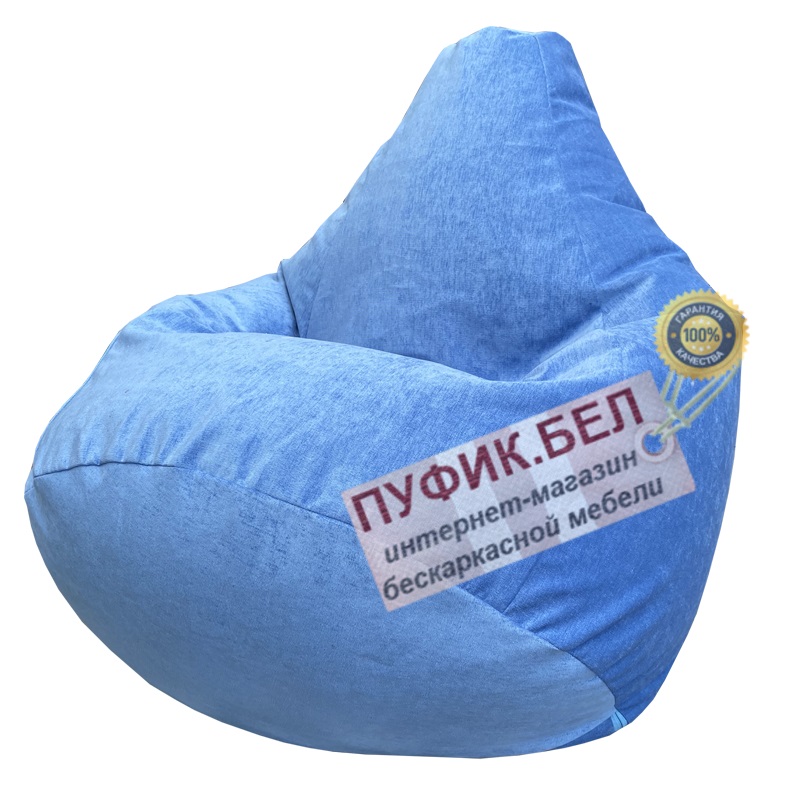 Кресло мешок Груша Velvet LUX 86