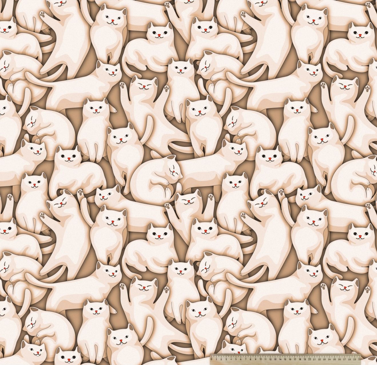 Ткань велюр - Kotofey-03