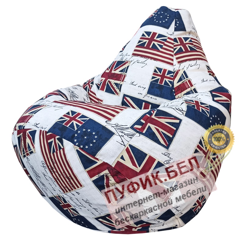 Кресло-мешок Груша Флаг
