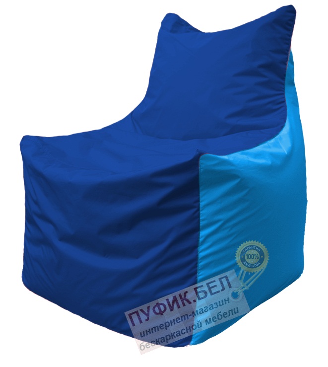 Кресло мешок Фокс Ф 21-129 (василёк - голубой)