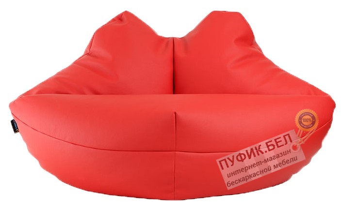 Кресло-мешок Губы экокожа (110 х 60 см)