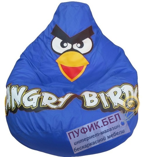 Кресло-мешок Птичка синяя