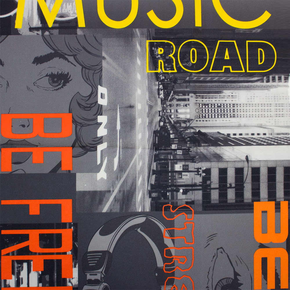 Ткань велюр - Music