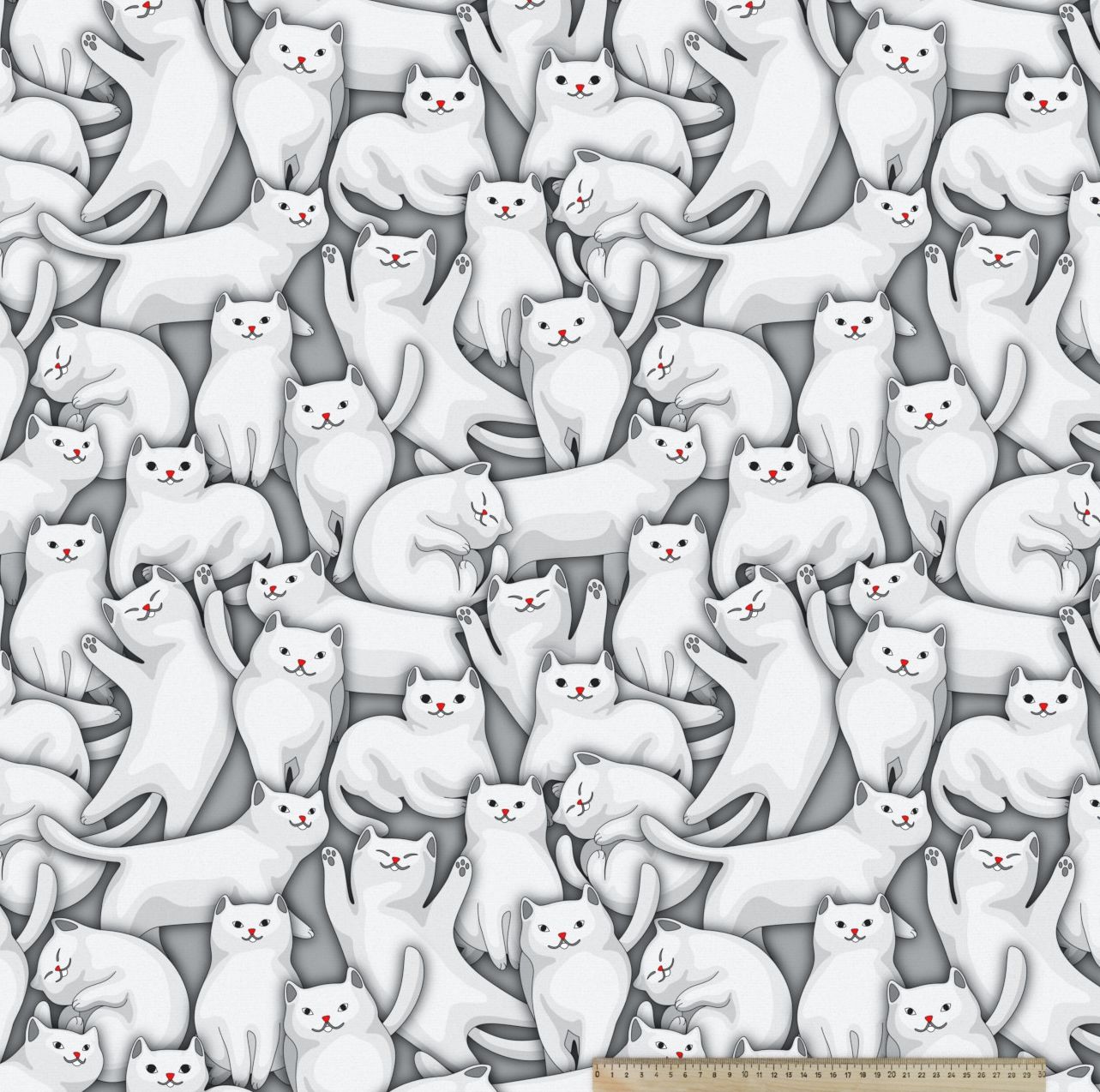 Ткань велюр - Kotofey-01