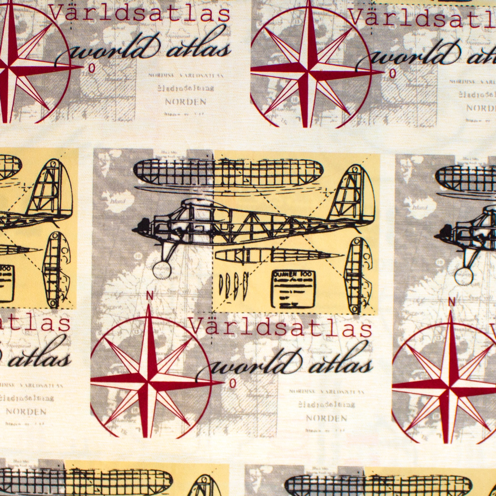 Ткань велюр - Aircraft