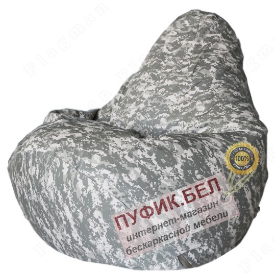 Кресло мешок Груша Серый пикси