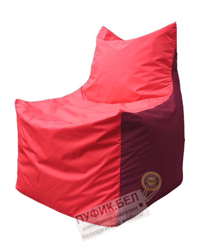 Кресло мешок Фокс Ф 21-180 (красно-бордовый)