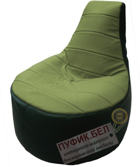 Кресло мешок Трон Властелин тёмно-зелёное - оливковое