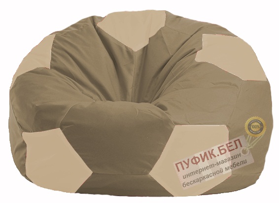 Кресло-мешок Мяч бежевый - светло-бежевый М 1.1-87