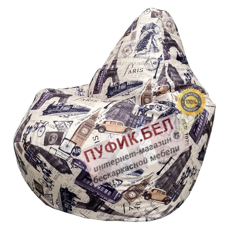Кресло мешок Груша Big Ben Latte