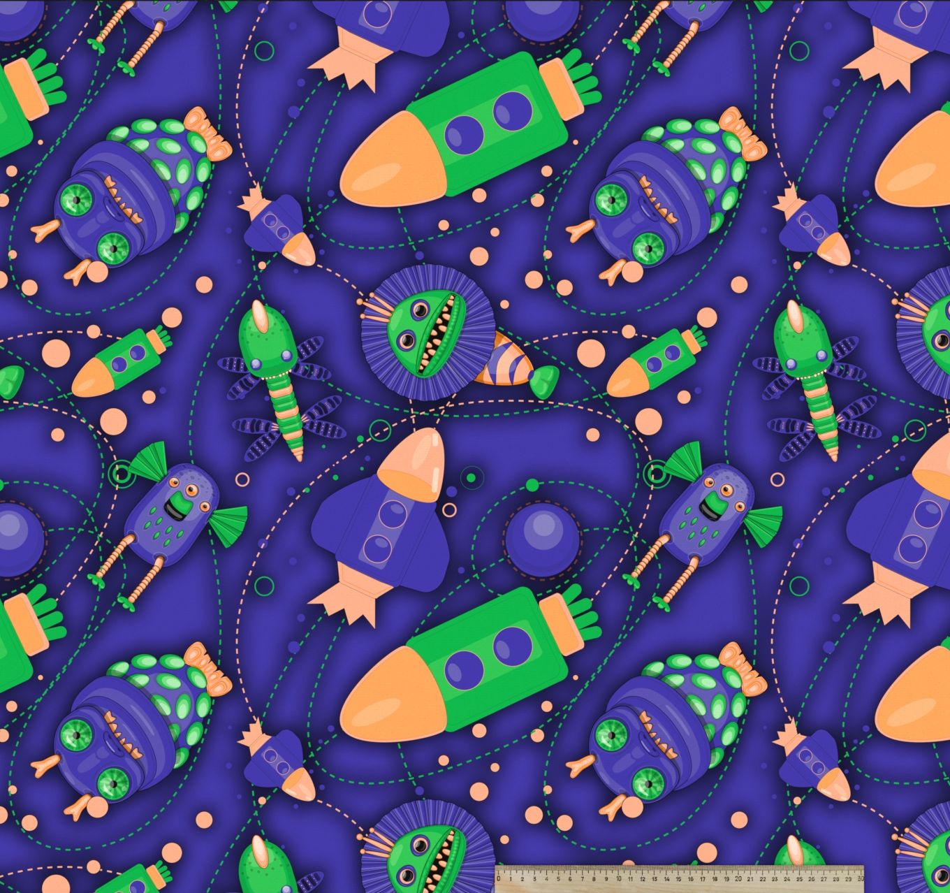 Ткань велюр - Cosmostars-07