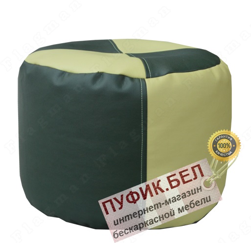 Кресло-мешок пуфик зелёный+салатовый