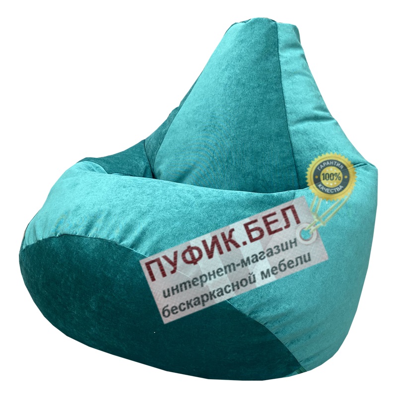 Кресло мешок Груша Velvet LUX 75