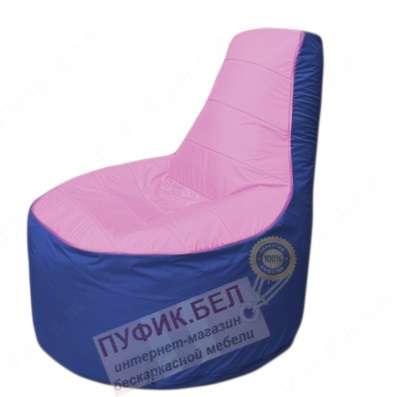 Кресло мешок Трон Т1.1-0314(розовый-синий)