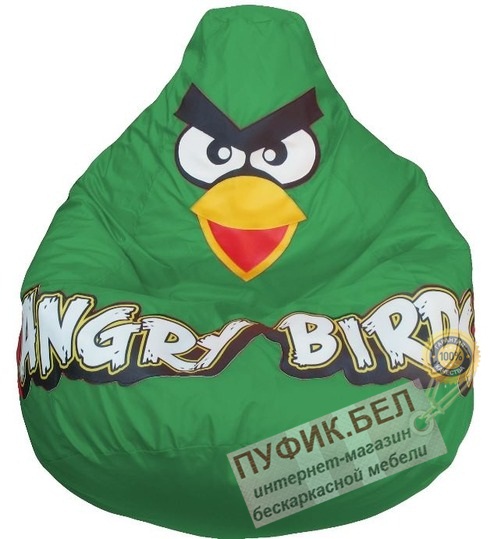 Кресло-мешок Птичка зеленая