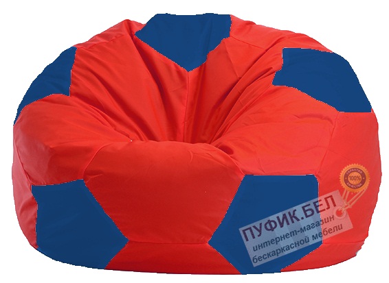 Кресло-мешок Мяч красно - синее 1.1-172