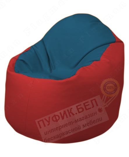 Кресло-мешок Bravo Б1.3-F03F09 (синий, красный)