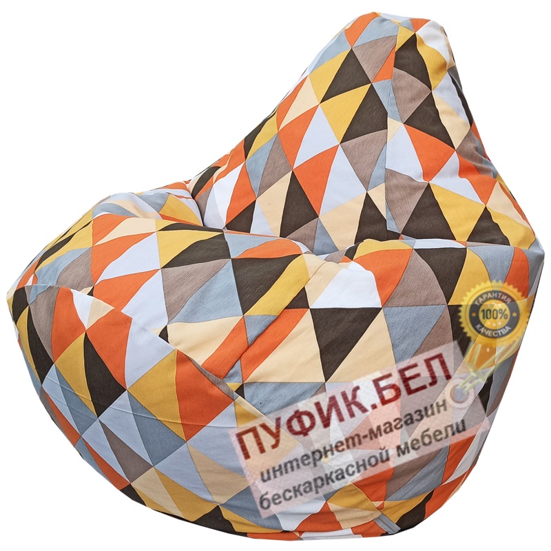 Кресло мешок Груша Ромбик 04