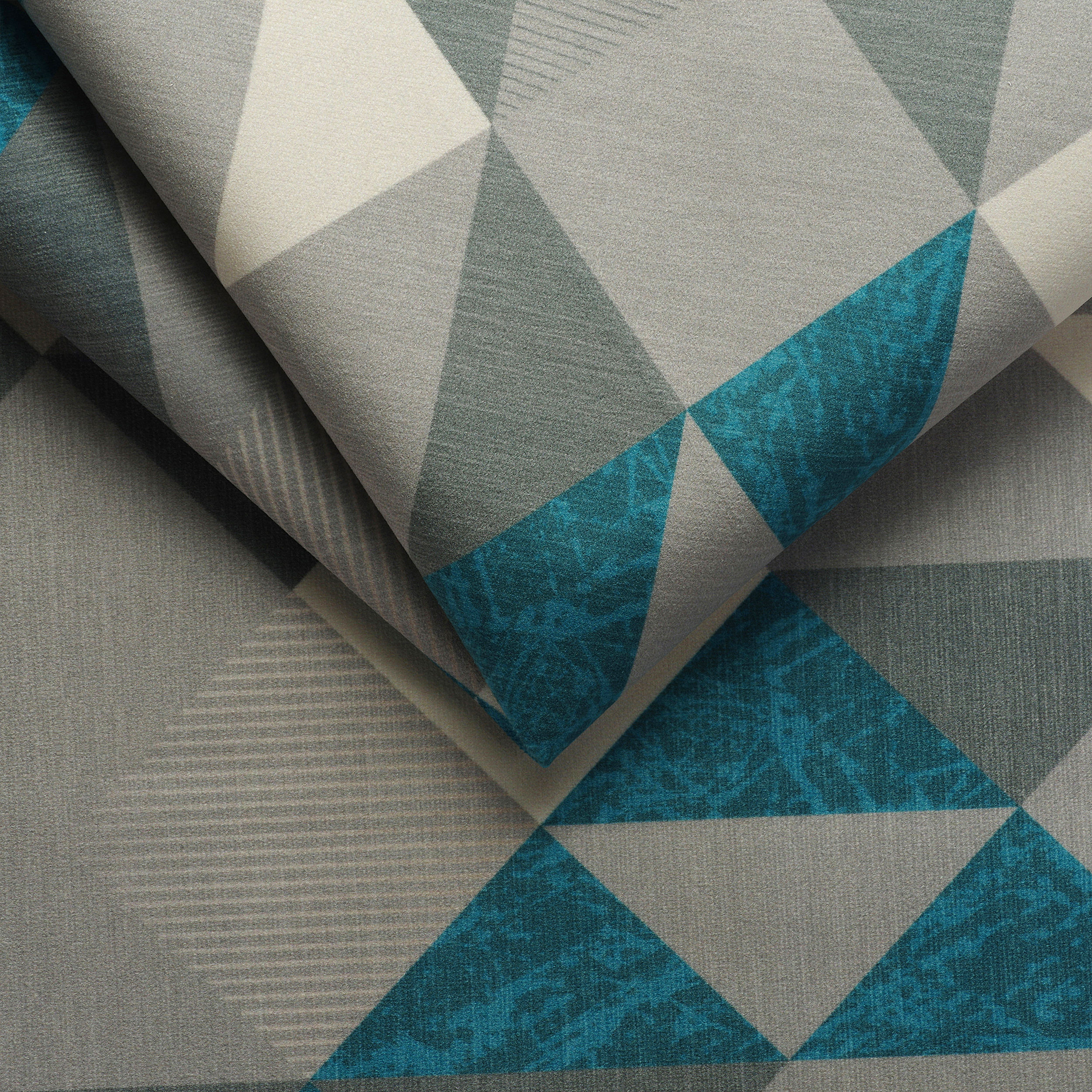 Ткань велюр - Zigzag Blooks 102