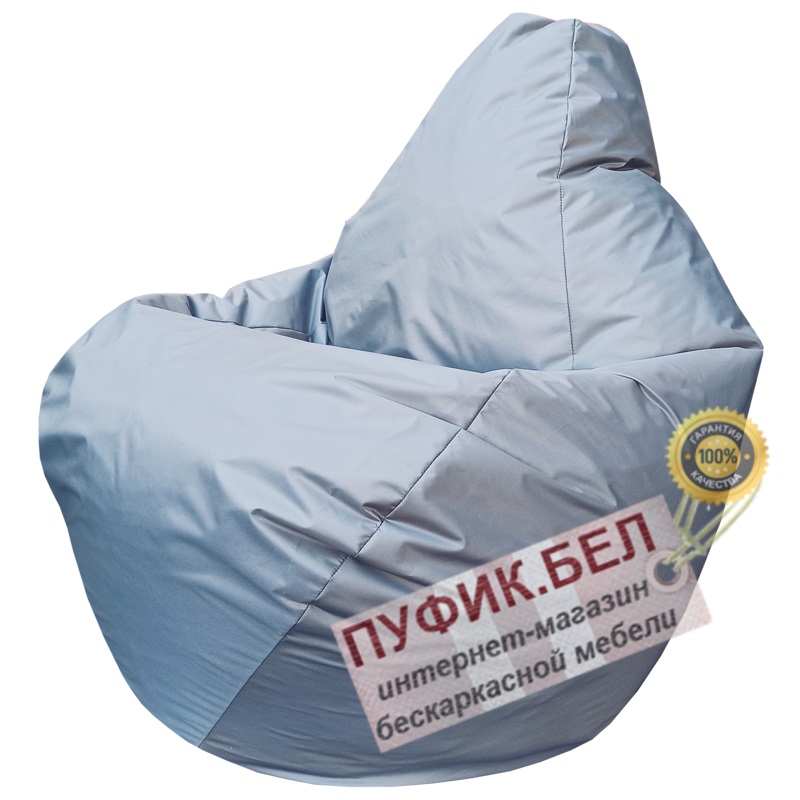 Кресло-мешок Груша Kids (серый)