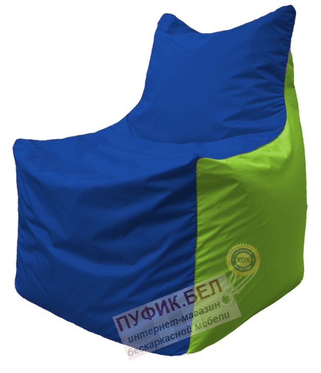 Кресло мешок Фокс Ф 21-119 (василёк - салатовый)