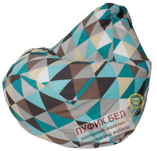 Кресло мешок Груша Ромбик 03