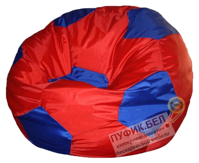 Кресло-мешок "Мяч Стандарт" красно-синее