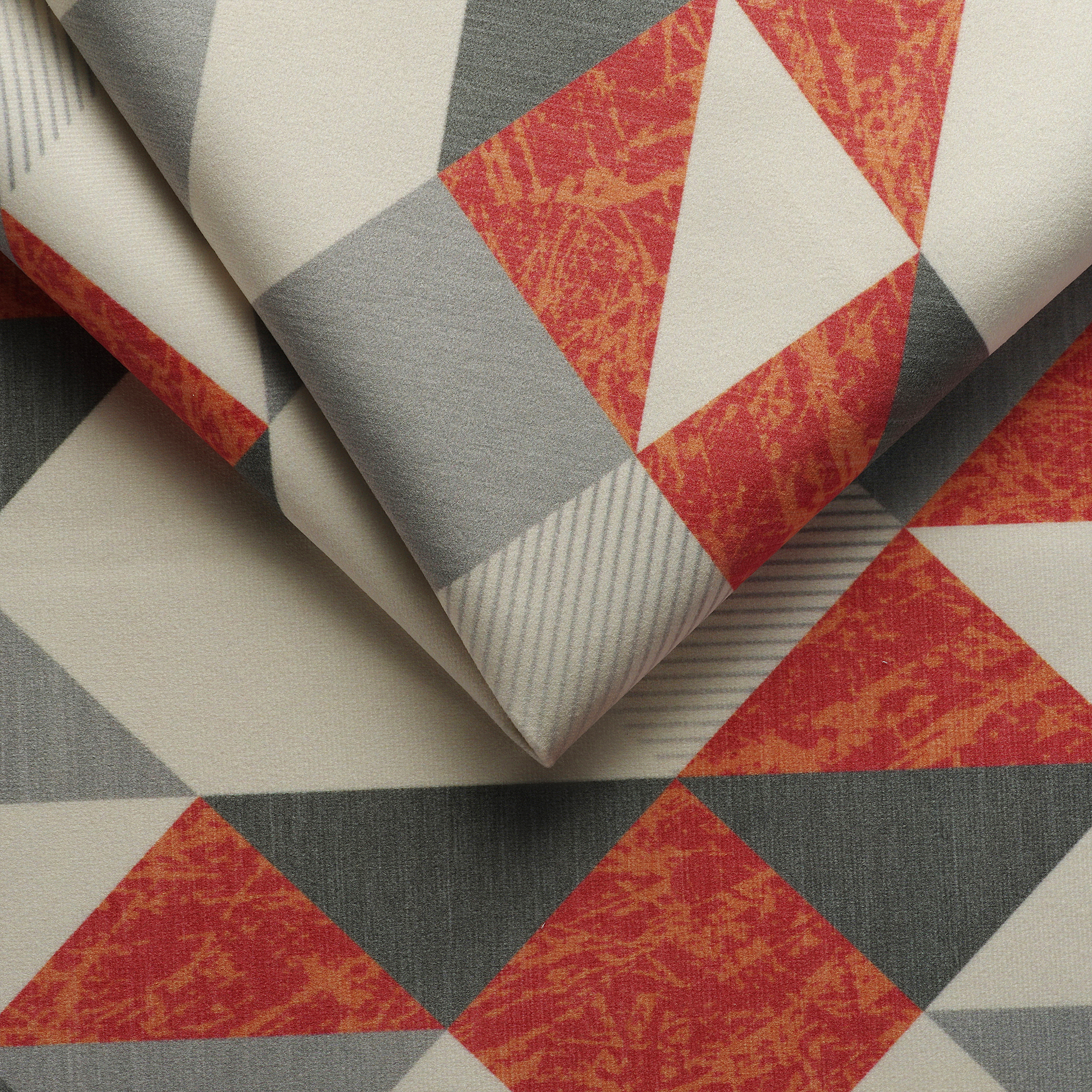 Ткань велюр - Zigzag Blooks 103