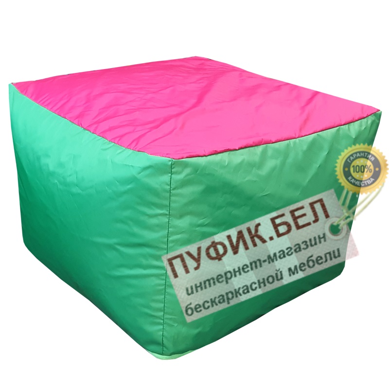 Пуфик Папед (зелёный+розовый)