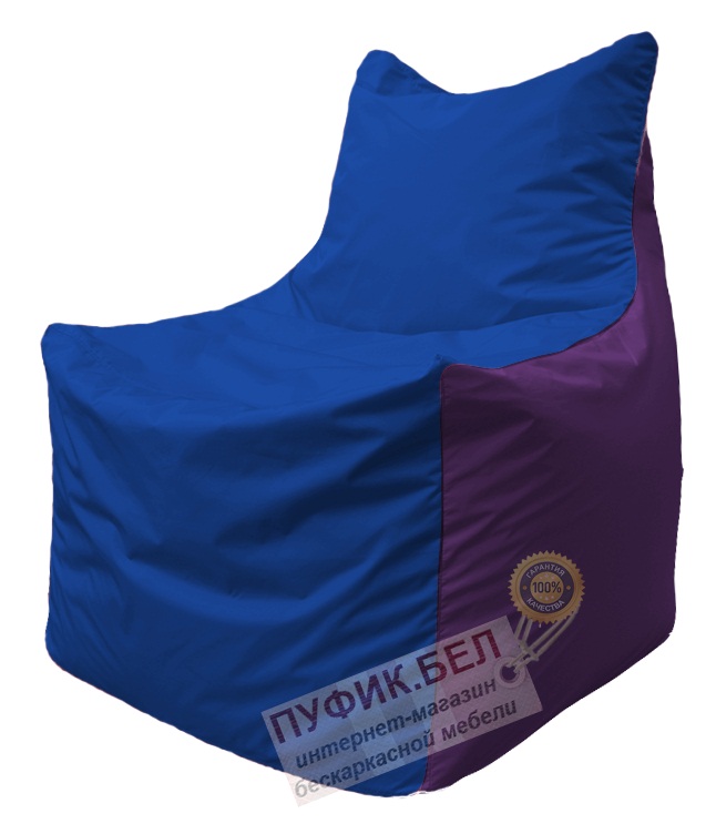 Кресло мешок Фокс Ф 21-117 (василёк - фиолетовый)