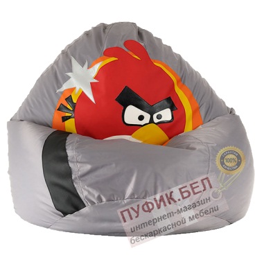 Кресло-мешок Груша Красная птичка
