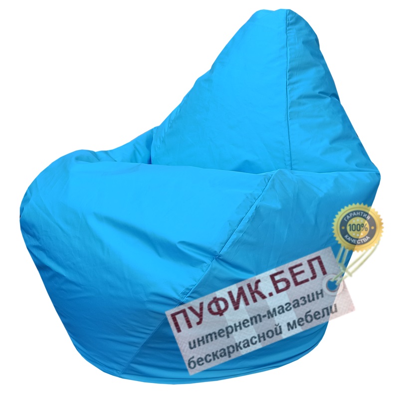 Кресло-мешок Груша Kids голубой