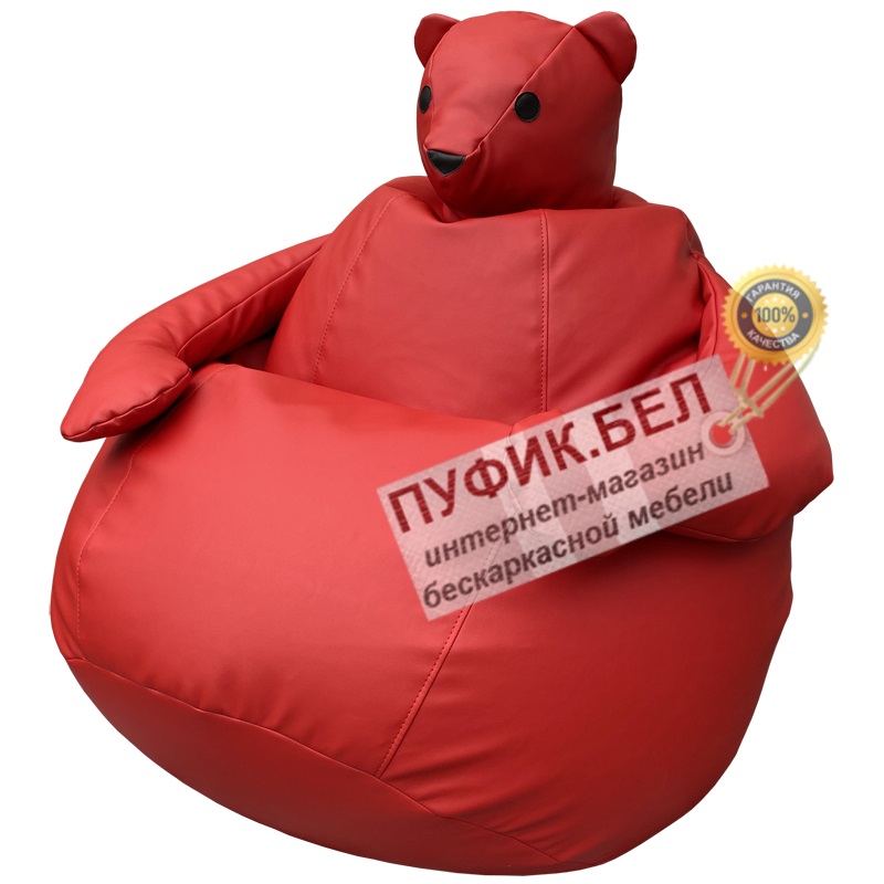 Кресло-мешок Мишка (красный)