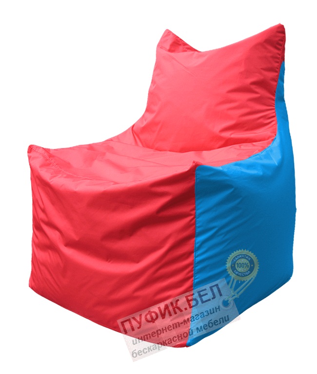 Кресло мешок Фокс Ф 21-179 (красно-голубой)