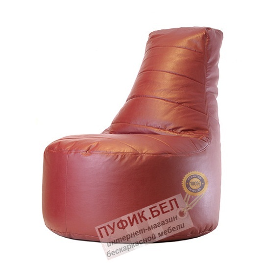 Кресло мешок Чил Аут экокожа бордо