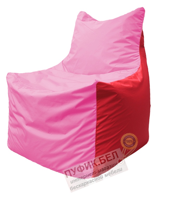 Кресло мешок Фокс Ф 21-199 (розово-красный)
