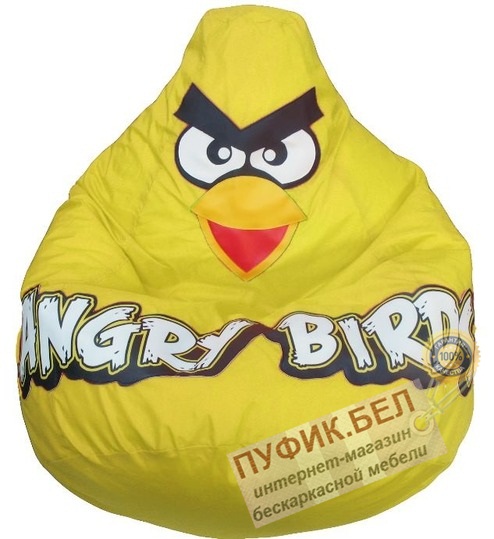 Живое кресло Птичка желтая