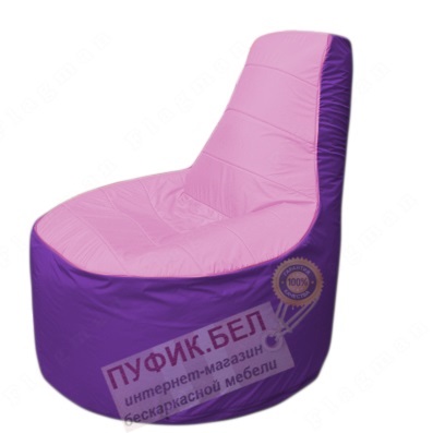 Кресло мешок Трон Т1.1-0318(розовый-фиолетовый)