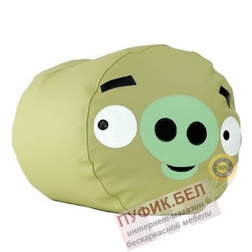 Кресло пуфик Свинка экокожа (43 х 43 см)