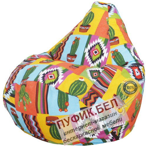 Кресло мешок Груша Кактус