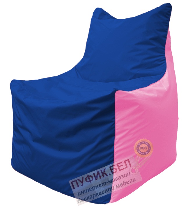 Кресло мешок Фокс Ф 21-120 (василёк - розовый)