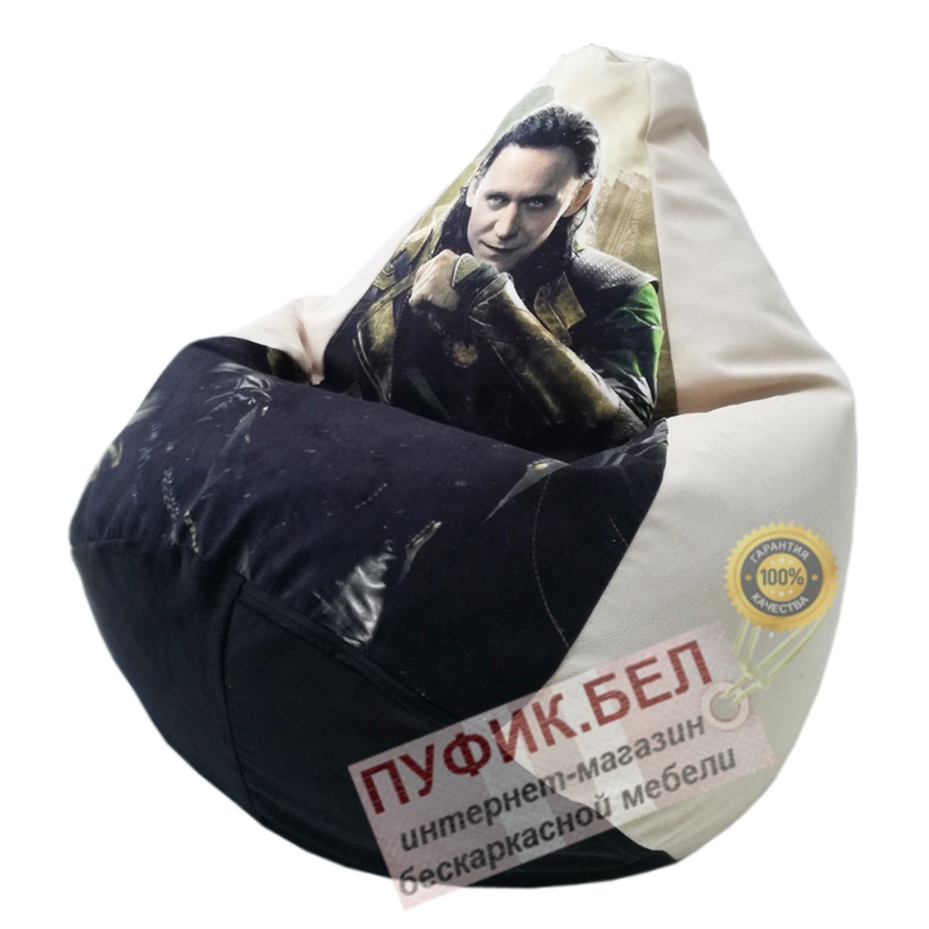 Кресло-мешок Груша Локи (велюр)