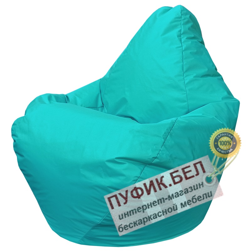 Кресло-мешок Груша Kids бирюзовый