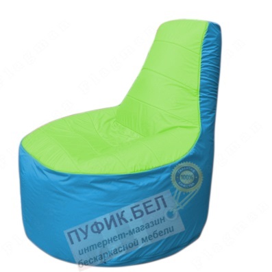 Кресло мешок Трон Т1.1-0713(салатовый-голубой)