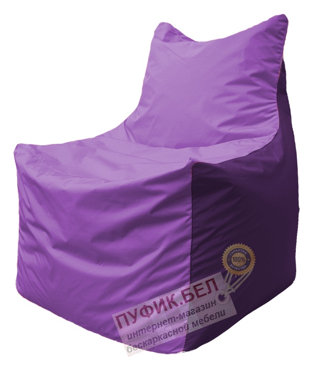 Кресло мешок Фокс Ф 21-102 (сиреневый - фиолетовый)