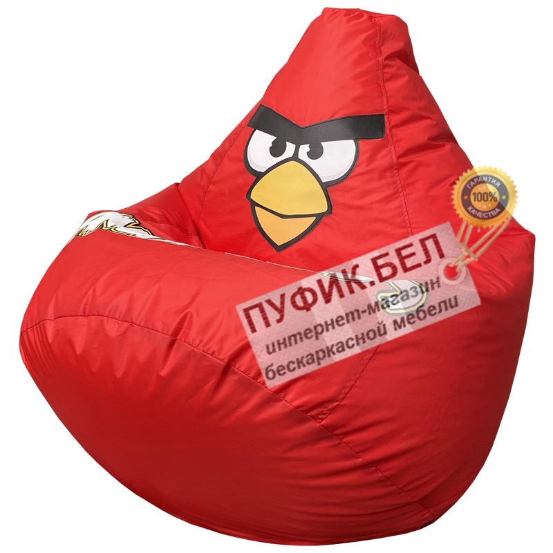 Кресло-мешок Angry Birds (красный)