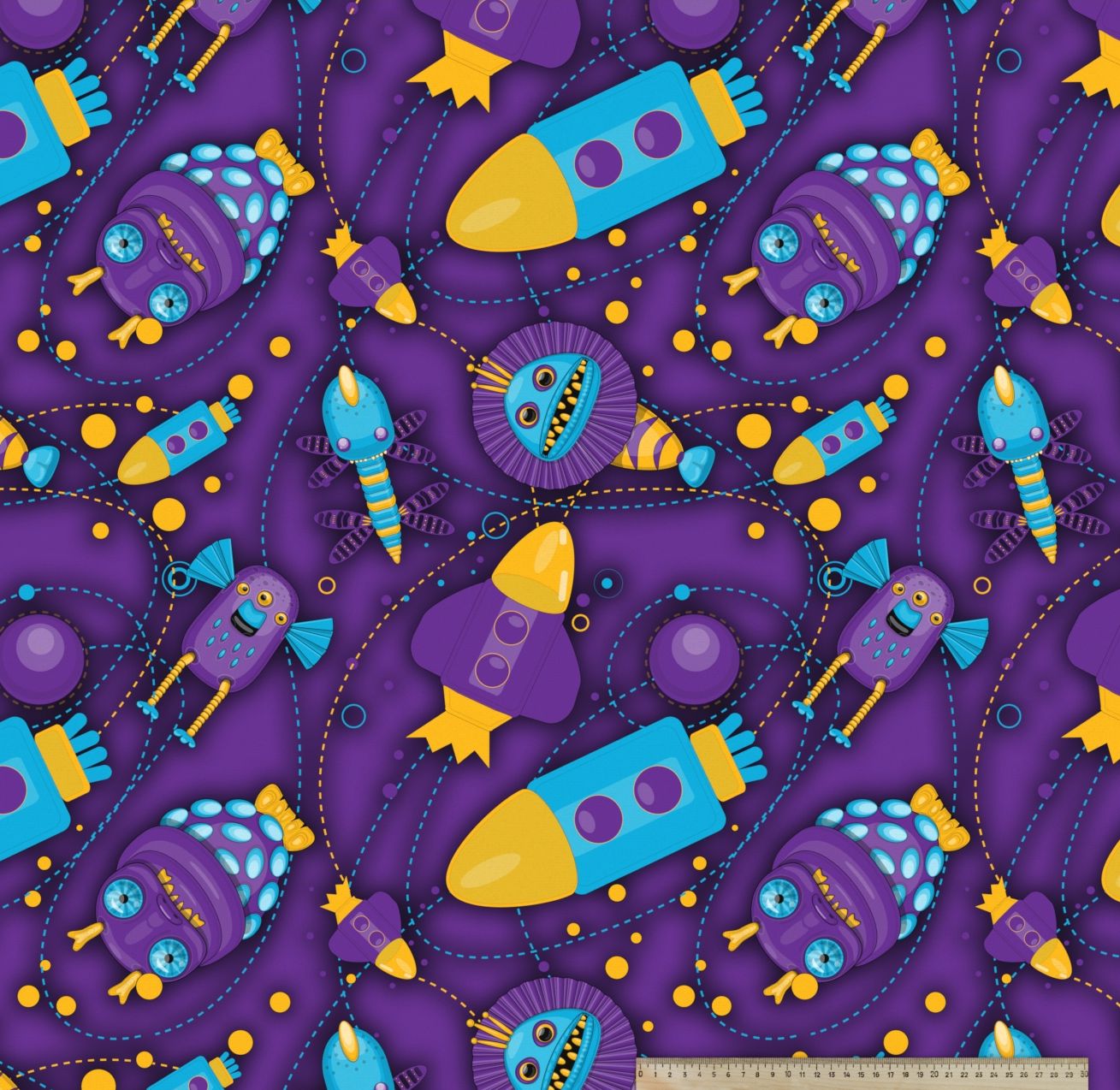 Ткань велюр - Cosmostars-03