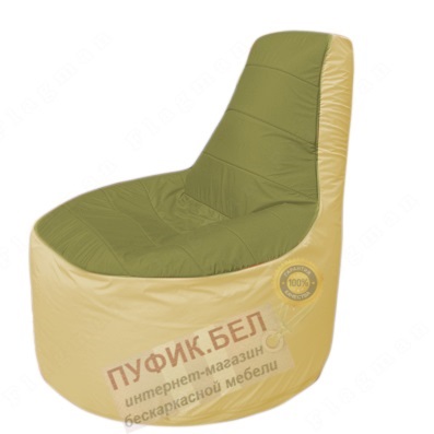 Кресло мешок Трон Т1.1-1020(оливковый-бежевый)